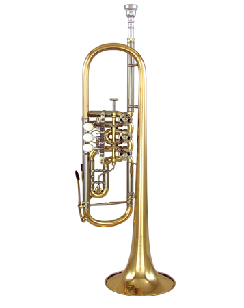 Rotary Trumpet model 1505, by KANSTUL