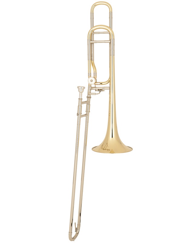 Bb tenor slide trombone, wide, rotor large, open wrap, by MIRAPH